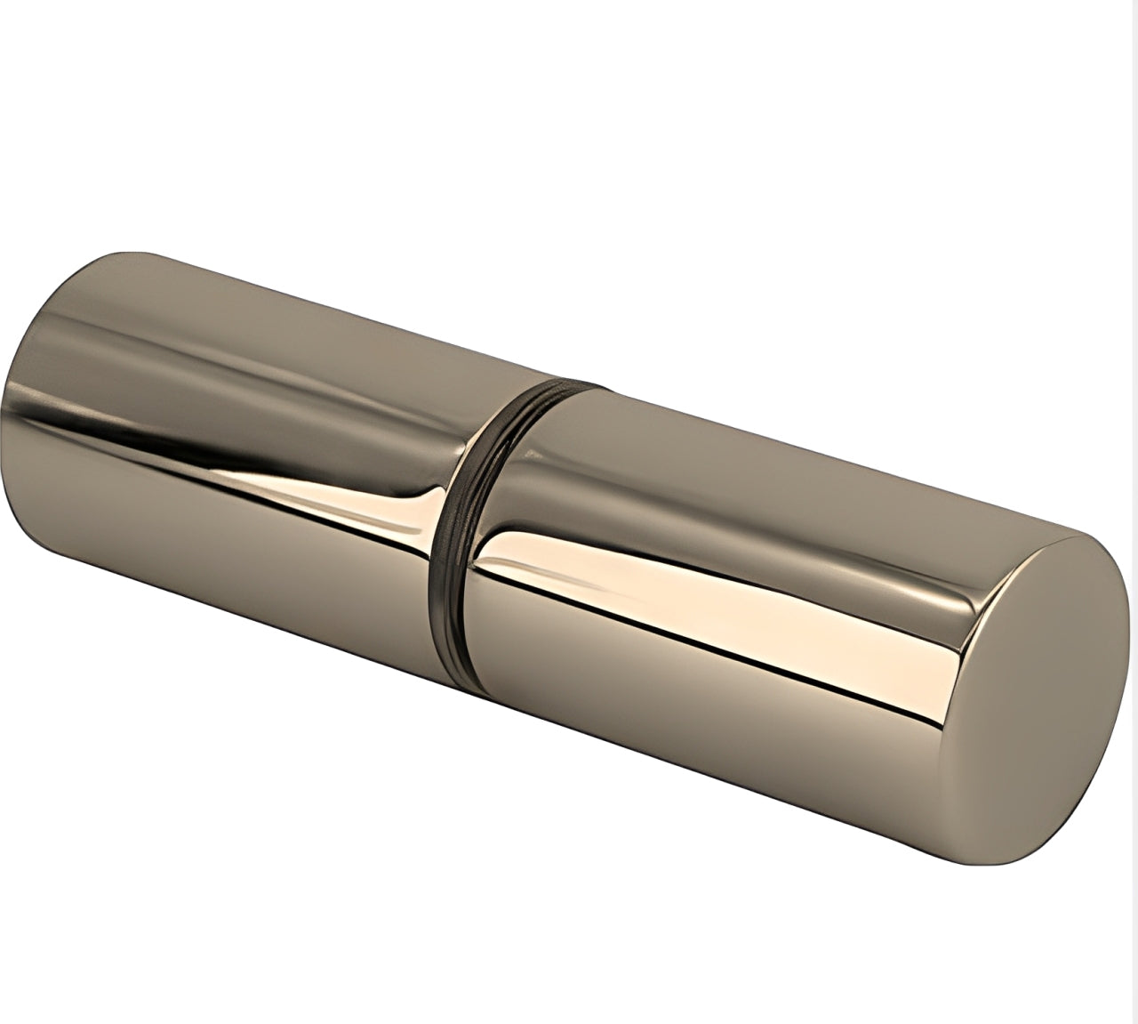 Cylinder Style Single-Sided Shower Door Knob Polished Nickel