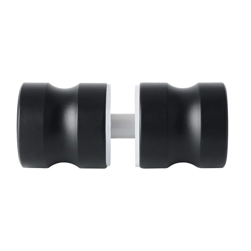 Shower Glass Door Handle,Sliding Shower Doors Knob,Double Side Back-to-Back Pull Hardware Replacement Parts for Glass Doors,Solid SUS304 Stainless Steel Matte Black