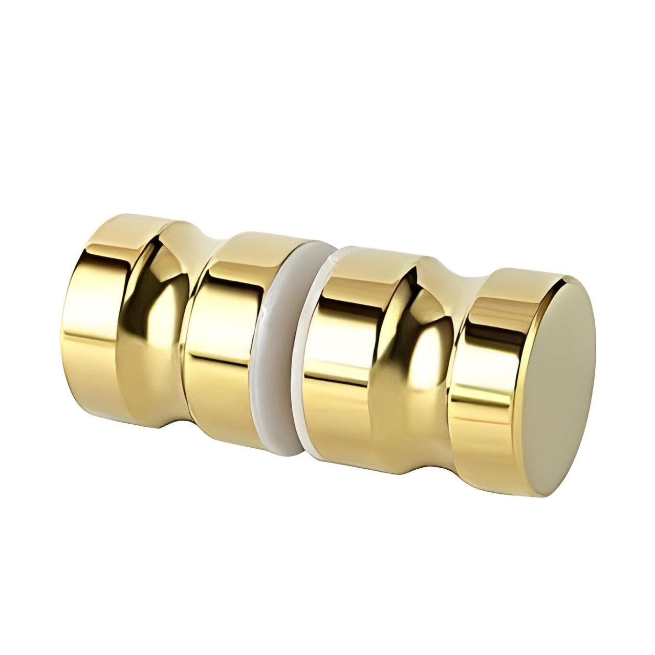 Shower Glass Door Handle,Sliding Shower Doors Knob,Double Side Back-to-Back Pull Hardware Replacement Parts for Glass Doors,Solid SUS304 Stainless Steel Polished Gold