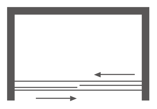 Shower Door Plan View