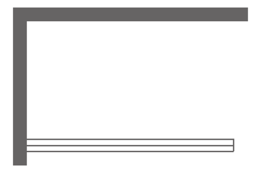 Shower Door Plan View