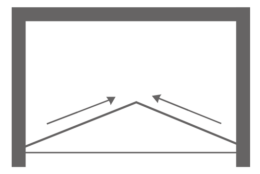 Shower Door Plan View