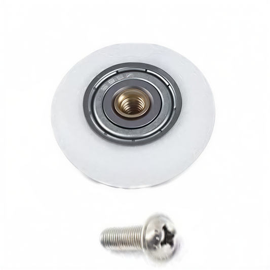 Set of 4 Dia 19mm Copper Shower Door Wheels Rollers Runners, 19mm x 5mm Stainless steel