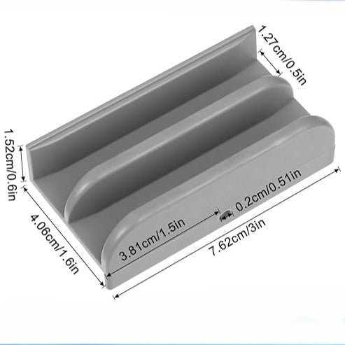 Sliding Shower Door Bottom Guide Size, 1/2 In. Channel, for use with up to 7/16 inch thick glass panels