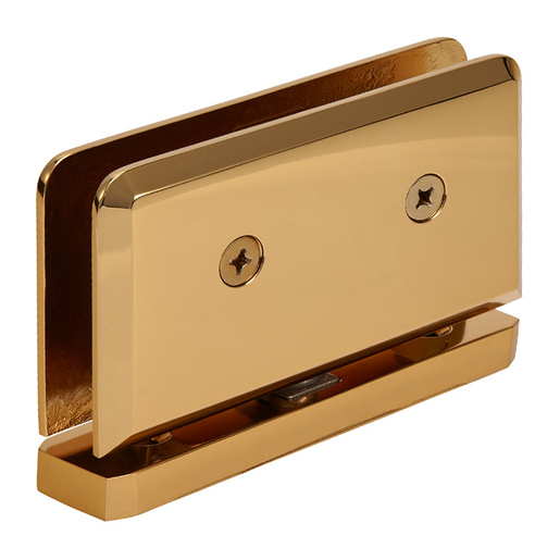 Top Or Bottom Mount Shower Door Hinge Gold Plated