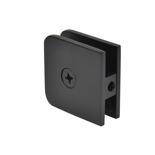 Traditional Style Fixed Panel U Clamps Matte Black