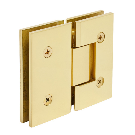 180 Degree Glass Shower Door Hinges Polished Brass