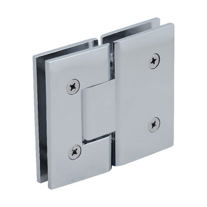 180 Degree Glass Shower Door Hinges Satin Chrome