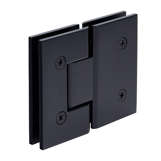 180 Degree Glass Shower Door Hinges Matte Black