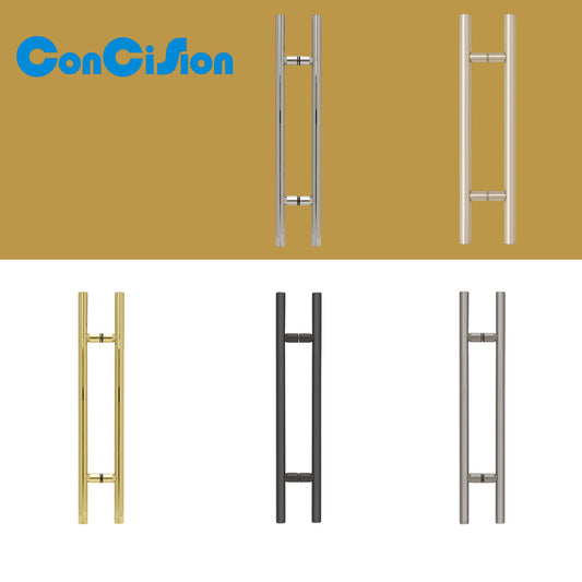 Ladder Style 24" Push Pull Door Handle Back to Back
