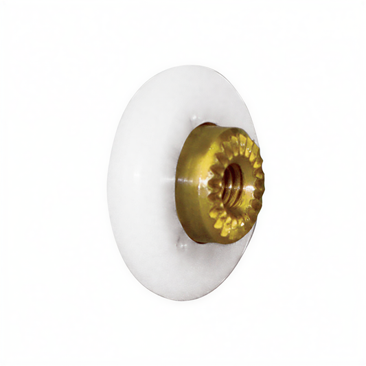 4 PCS Shower Door Roller Track Replacement Set Bathroom Glass Door Runner Sliding Shower Door Roller Wheel,19MM