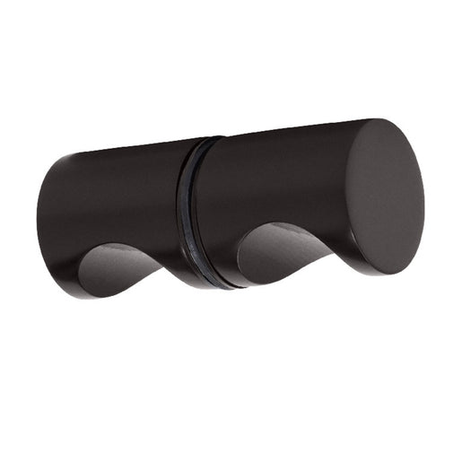 Cylinder Style Brushed Nickel Finish Back-to-Back Shower Door Knob Oil Rubbed Bronze