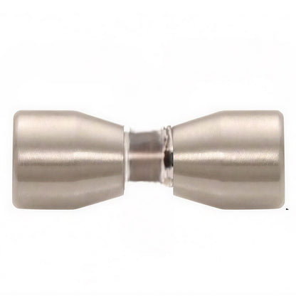 Shower Glass Door Knob Double-Sided Aluminum Alloy Bathroom Handle Pull Back-to-Back Solid Bathroom Sliding Knob Pull Brushed Nickel