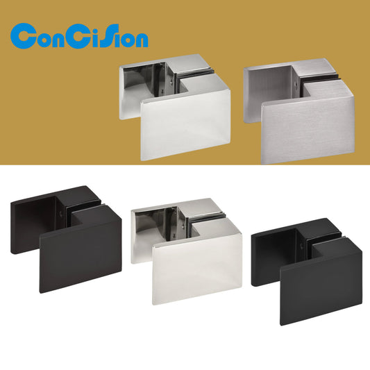 Square Back-to-Back Shower Door Knob/Finger Pull