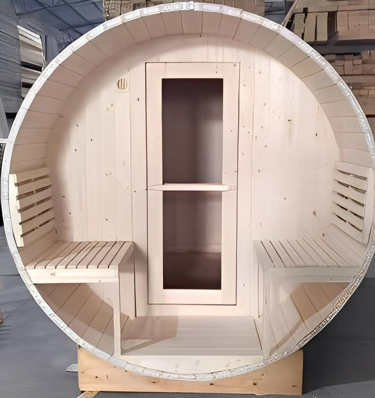 Barrel Outdoor Sauna Finnish Wood