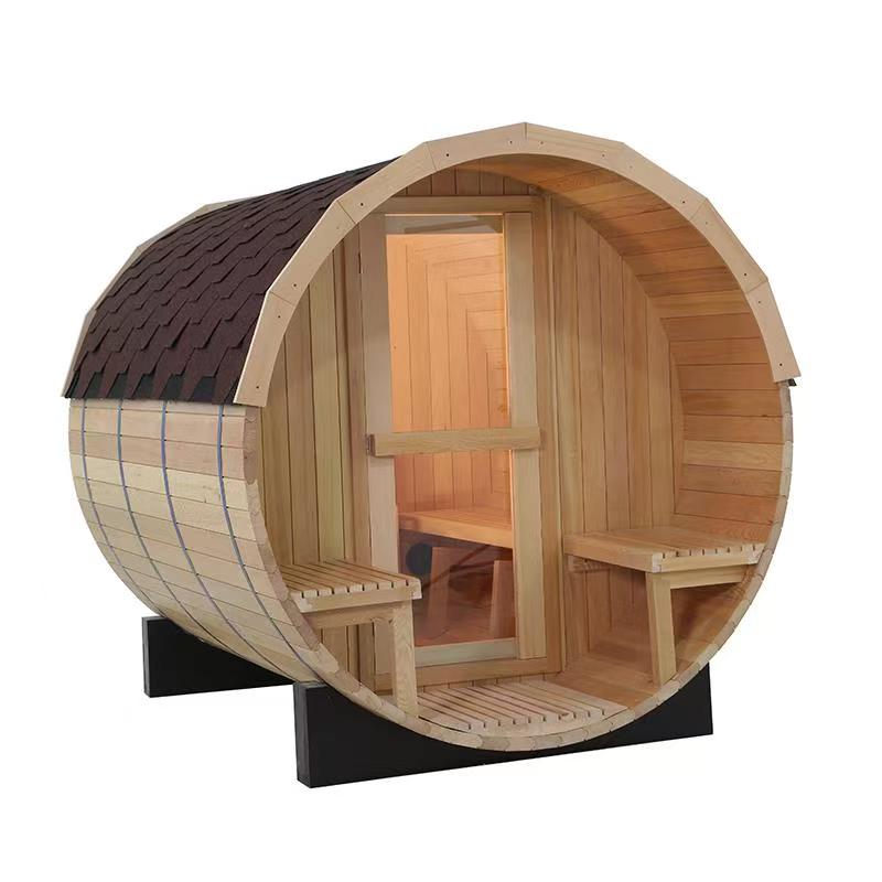 Barrel Outdoor Sauna Hemlock