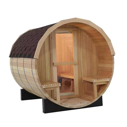Barrel Outdoor Sauna Hemlock