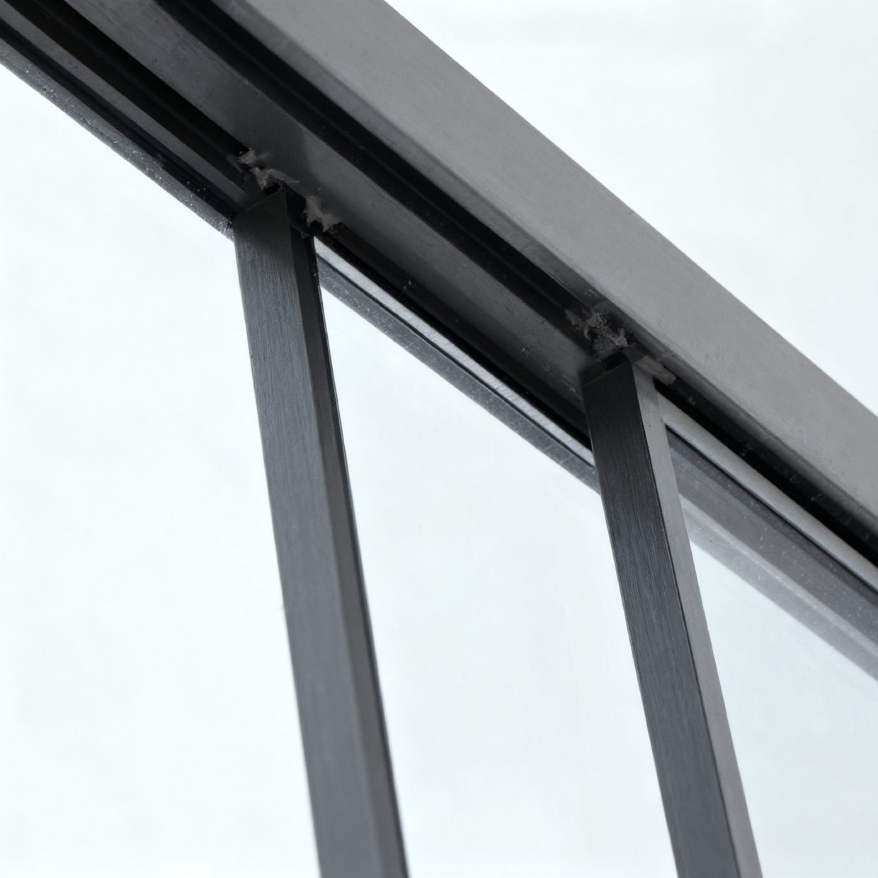 Black Double Sliding Shower Door