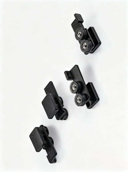 Black Sliding Shower Door Roller Kit