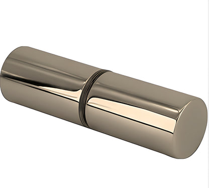 Cylinder Style Single-Sided Shower Door Knob Polished Nickel