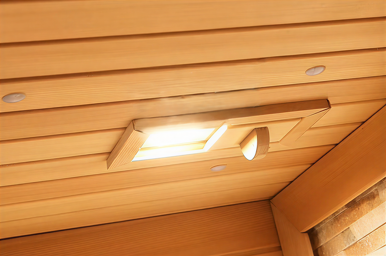 Energy-saving LED lights for saunas