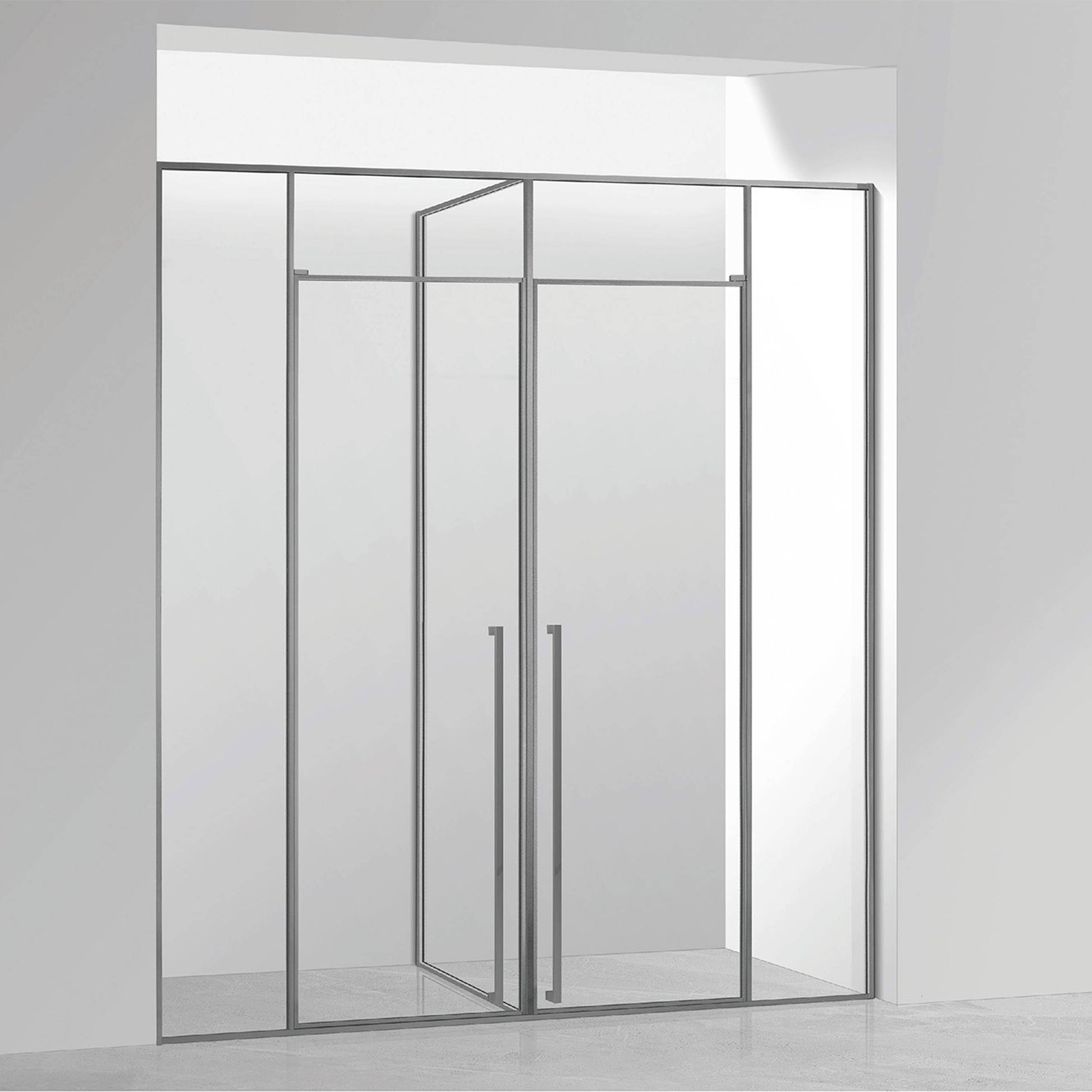 Factory Directly Supply Swing Shower Door Partition Modern Design Bathroom Glass Shower ST-9011 Room Cabin