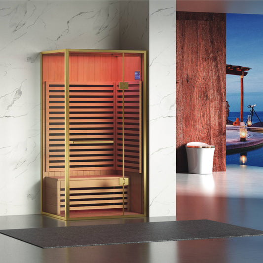 Family Use Traditional Dry Steam Wooden Sauna House SA-8805