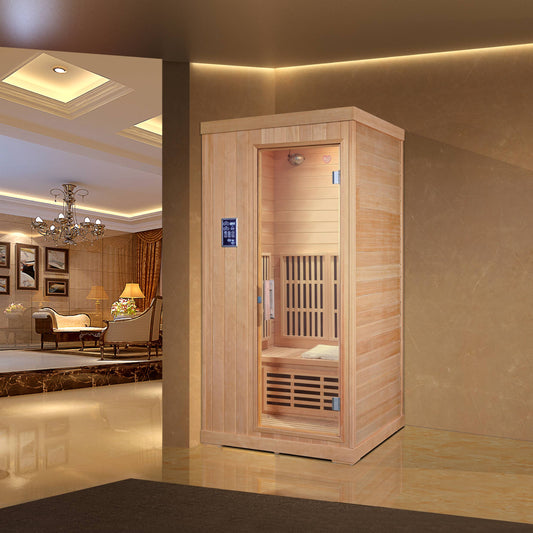 Family Use Traditional Dry Steam Wooden Sauna House SA-8821