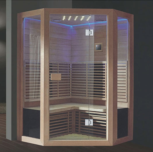 Family Use Traditional Dry Steam Wooden Sauna House SA-8822