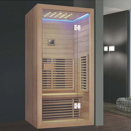 Family Use Traditional Dry Steam Wooden Sauna House SA-8828