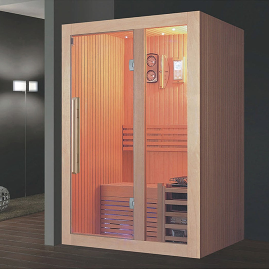 Family Use Traditional Dry Steam Wooden Sauna House SA-8836