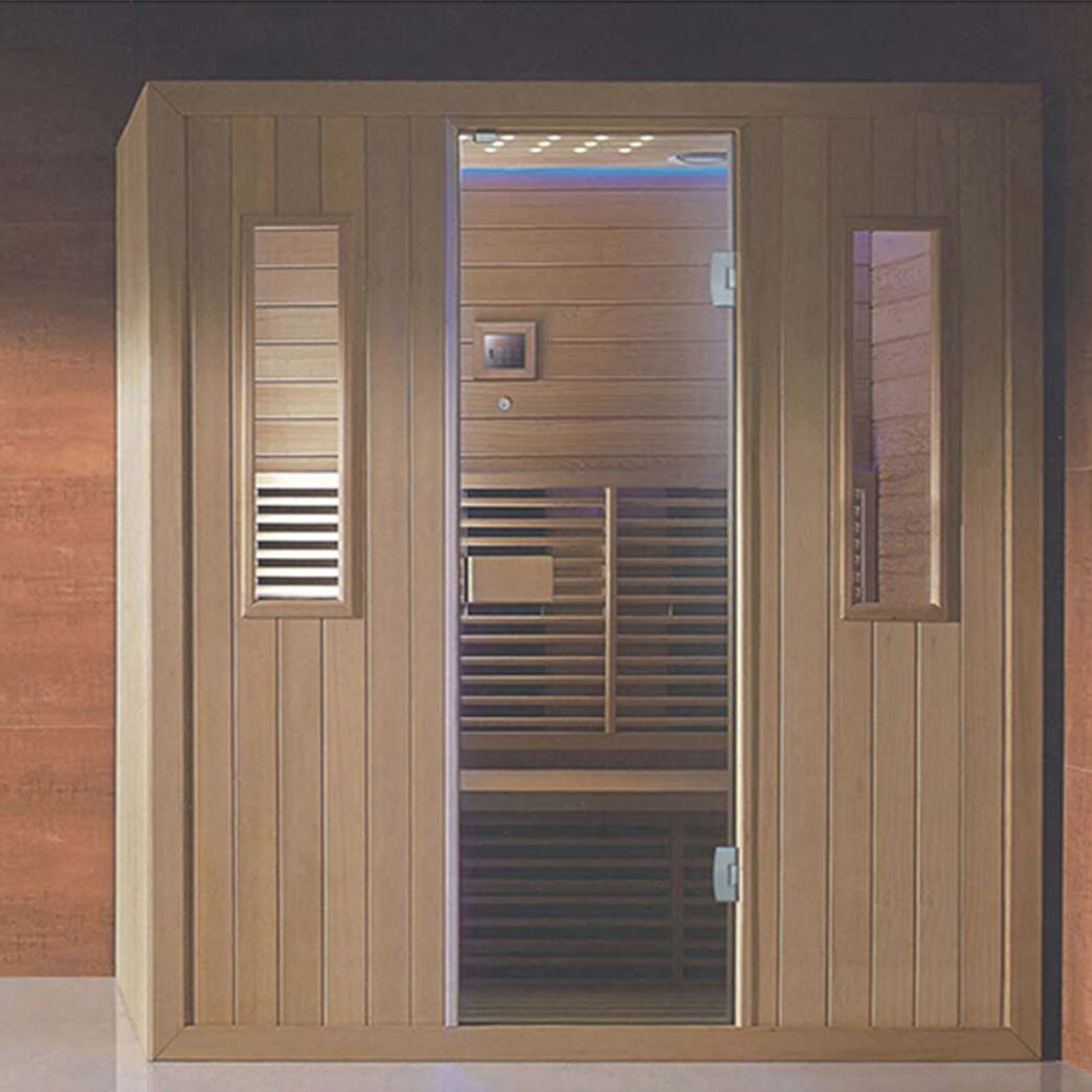 Family Use Traditional Dry Steam Wooden Sauna House SA-8837