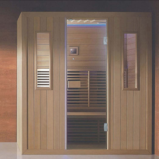 Family Use Traditional Dry Steam Wooden Sauna House SA-8837