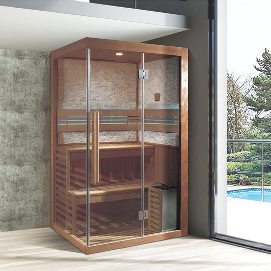Family Use Traditional Dry Steam Wooden Sauna House SA-8911