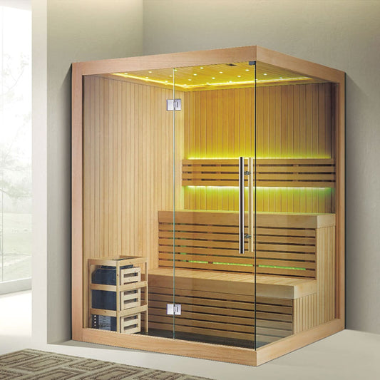 Family Use Traditional Dry Steam Wooden Sauna House SA-8913