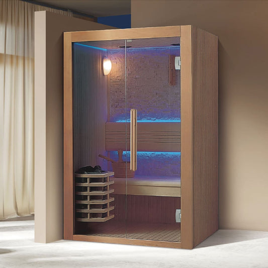 Family Use Traditional Dry Steam Wooden Sauna House SA-8915