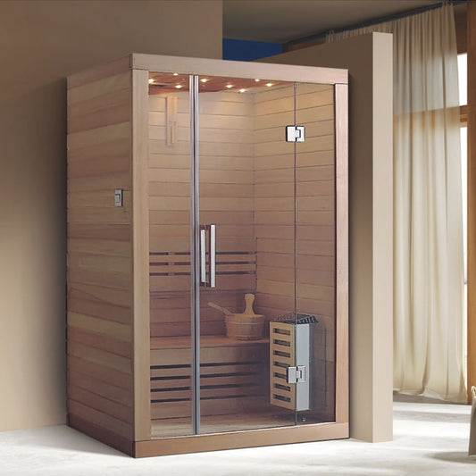 Family Use Traditional Dry Steam Wooden Sauna House SA-8917
