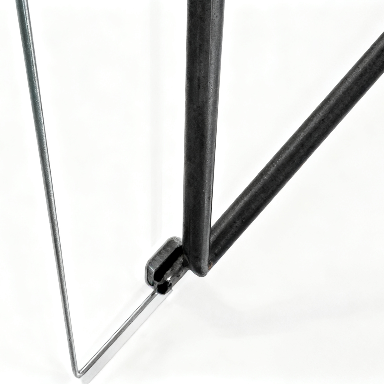 Framed Shower Glass Door Matte Black