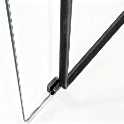 Framed Shower Glass Door Matte Black