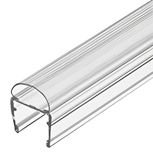 Frameless Shower Door Seal Strips 39" U-Type for 3/8" Glass, Bottom & Side Seals (4-Pack)
