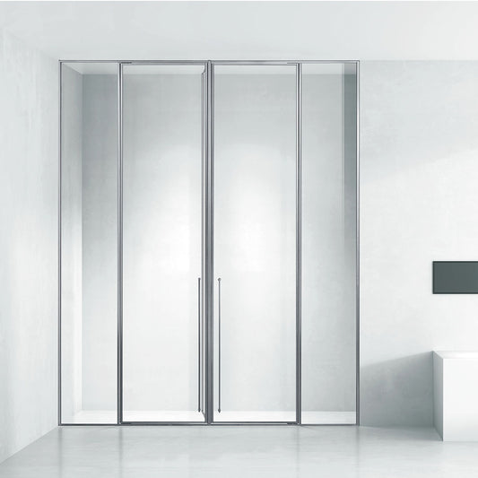 High Quality Bathroom Aluminum Framed ST-9006 Shower Room with T-shaped Three Fixed and Two Active Door