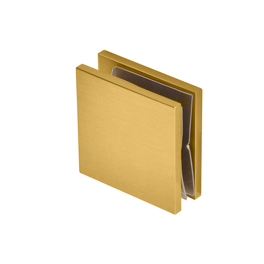 Hole-in-Glass_Fixed_Panel_U_Clamp--Modern_Gold