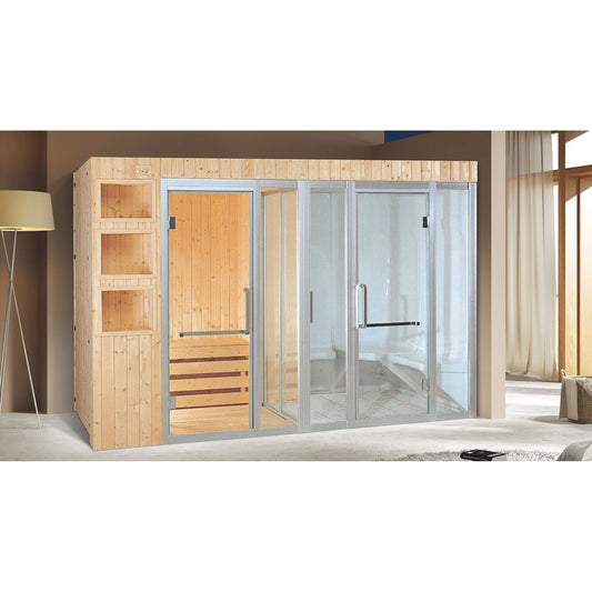 Home & Hotel steam shower and sauna combo SA-8918