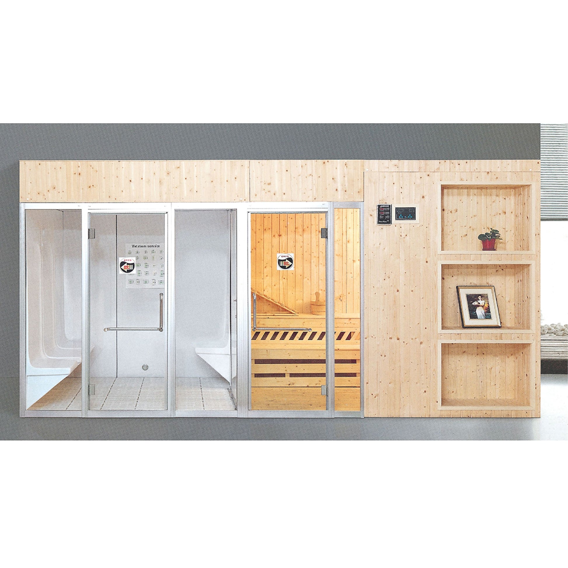 Home & Hotel steam shower and sauna combo SA-8919