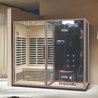Home & Hotel steam shower and sauna combo SA-8924