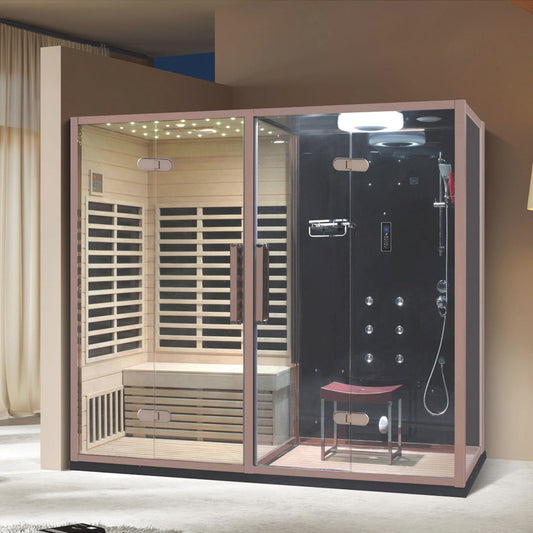Home & Hotel steam shower and sauna combo SA-8924