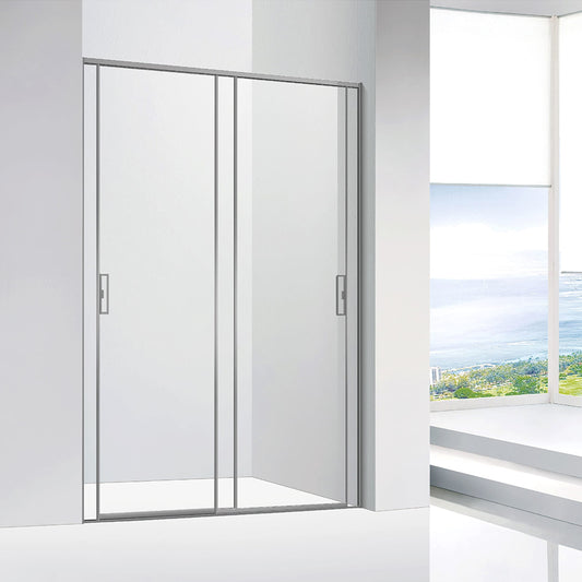 Hotel Prefabricated Tempered Glass Whole Unit Cabin Design Bathroom Shower Room Sliding Door ST-9026