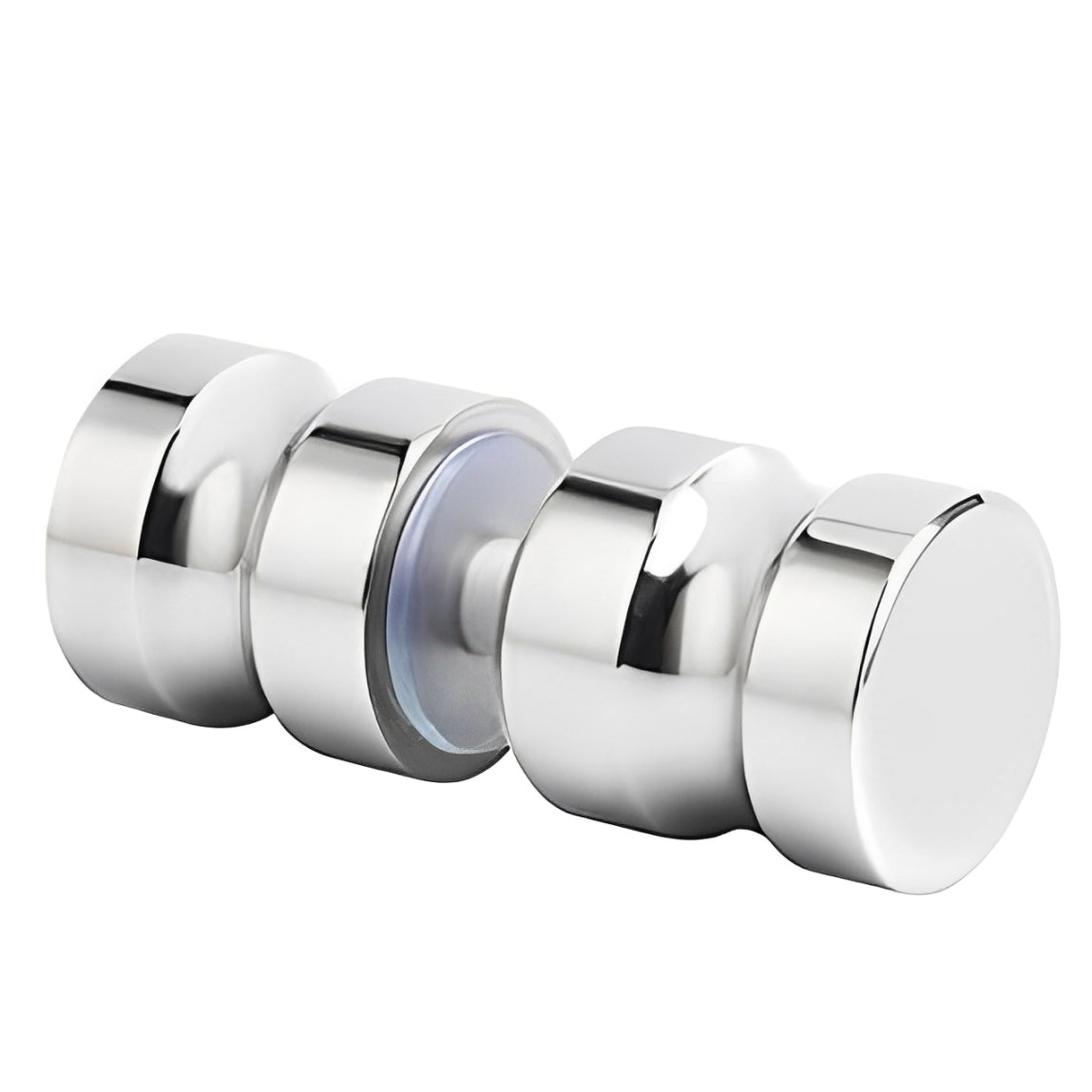 Shower Glass Door Handle,Sliding Shower Doors Knob,Double Side Back-to-Back Pull Hardware Replacement Parts for Glass Doors,Solid SUS304 Stainless Steel Polished Chrome