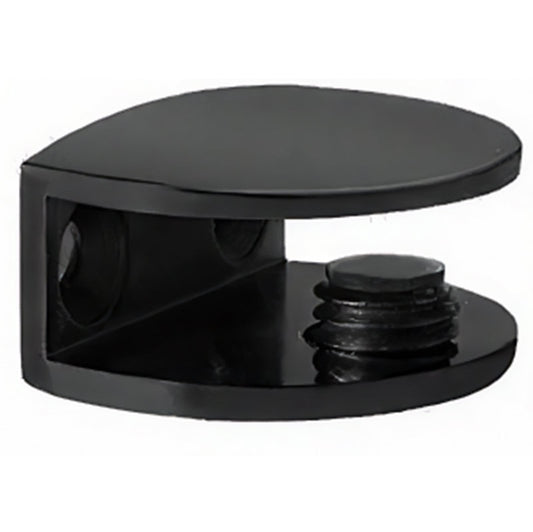 glass shelf brackets black