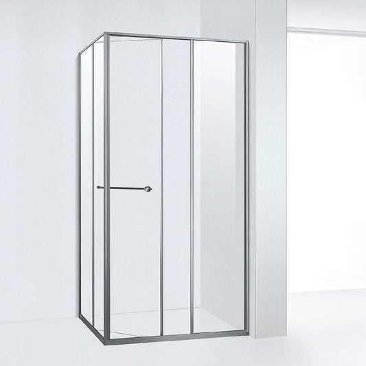Modern Bathroom Customized Frame Square Sliding Tempered Glass  Shower Enclosures ST-9045
